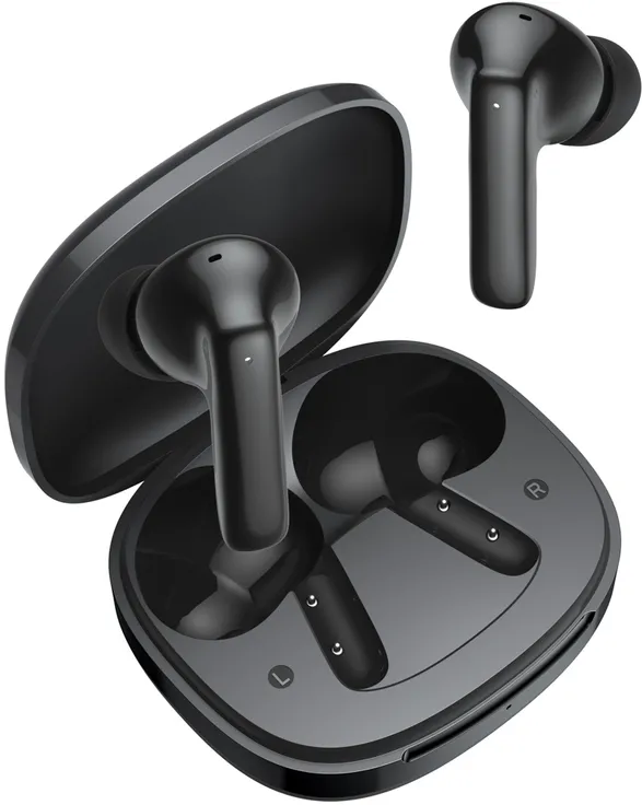 QCY T13 Pro Wireless In-Ear Noise Cancelling ANC Headphones - Black