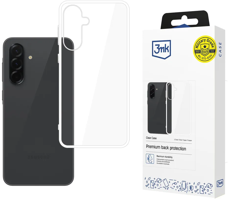 3mk Clear Case for Samsung Galaxy A37 - transparent