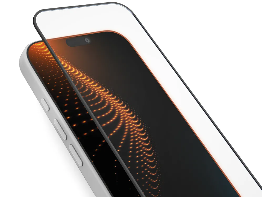 SBS protective glass with D3O technology set with applicator for iPhone 17 Air