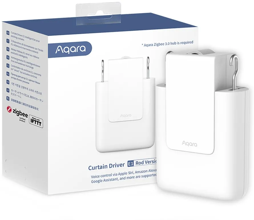 Aqara Curtain Driver E1 Smart Curtain Motor Rod Version White (CM-M01)