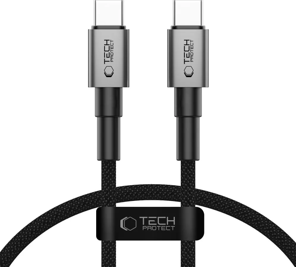 Tech-Protect UltraBoost DNA USB-C PD100W/5A Cable 50cm - Gray