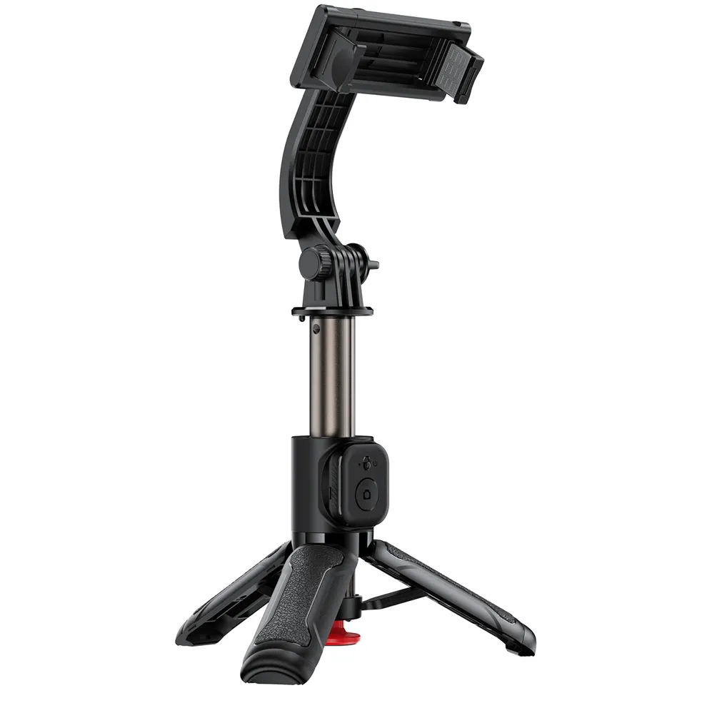 Acefast E42 Selfie Stick with Automatic Tripod and Bluetooth Remote Control 63 cm - Black