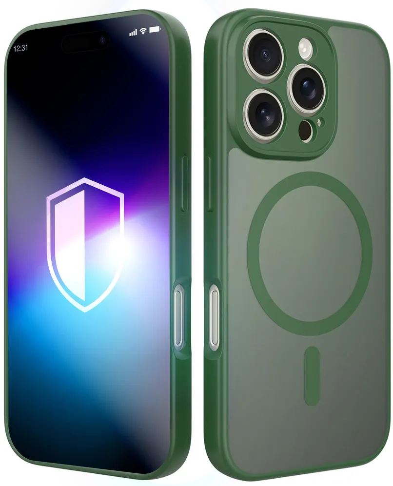 3mk Misty MagCase for iPhone 16 Pro - green