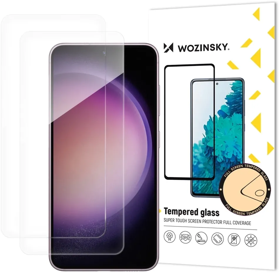 Wozinsky Tempered Glass for Samsung Galaxy S26 compatible with fingerprint reader 2 pcs.