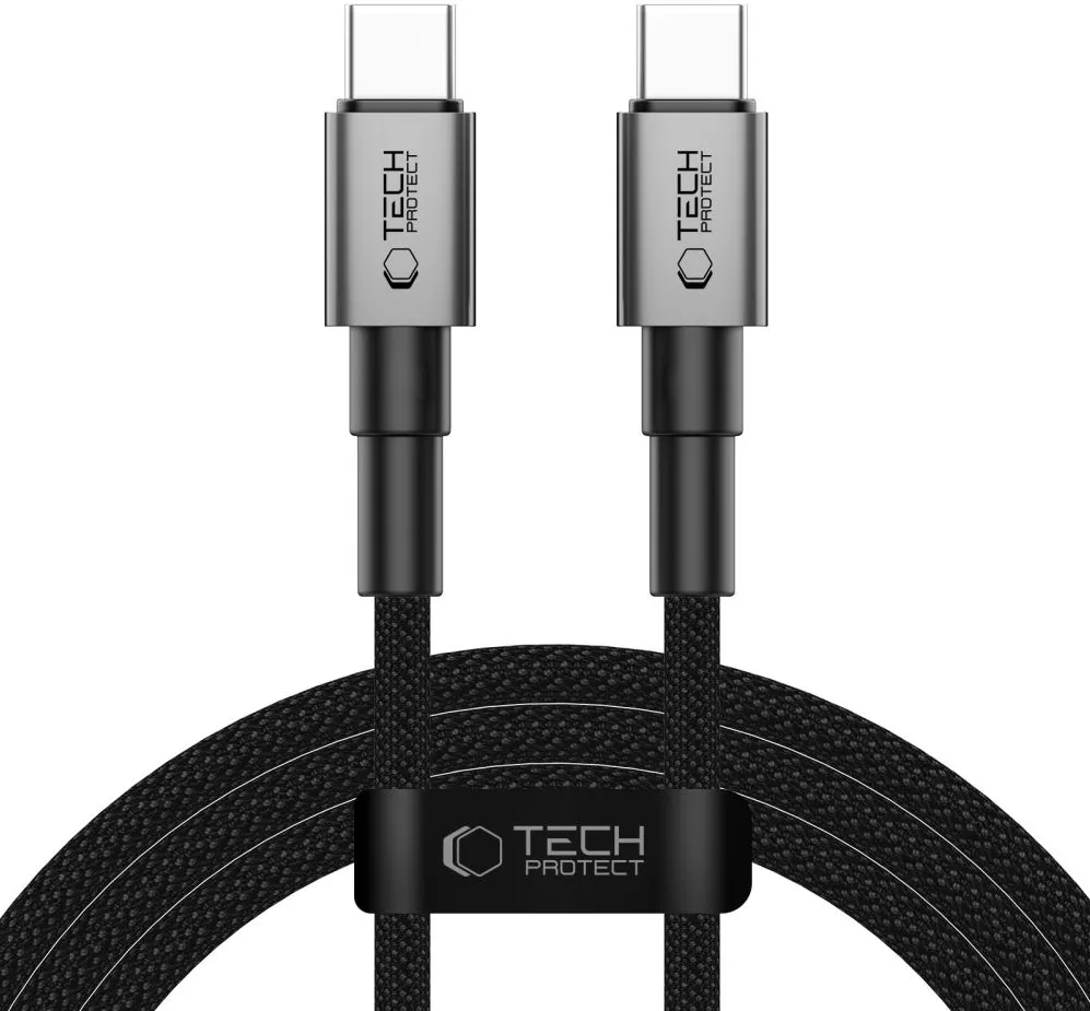 Tech-Protect UltraBoost DNA USB-C PD60W/3A Cable 100cm - Gray