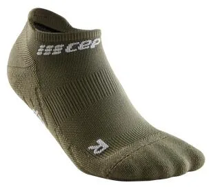CEP - sosete compresie sub glezna - the run socks no show v4 - olive - II