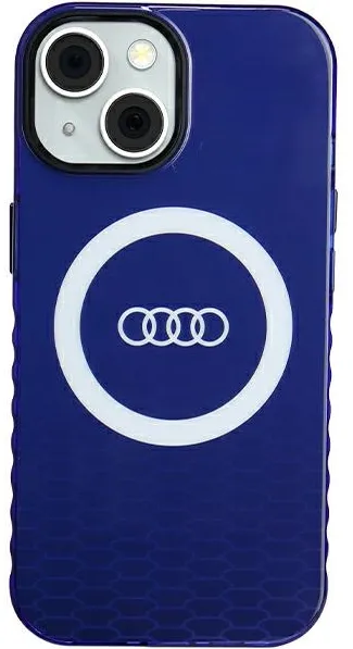 Audi IML Big Logo MagSafe case for iPhone 15 / 14 / 13 - blue