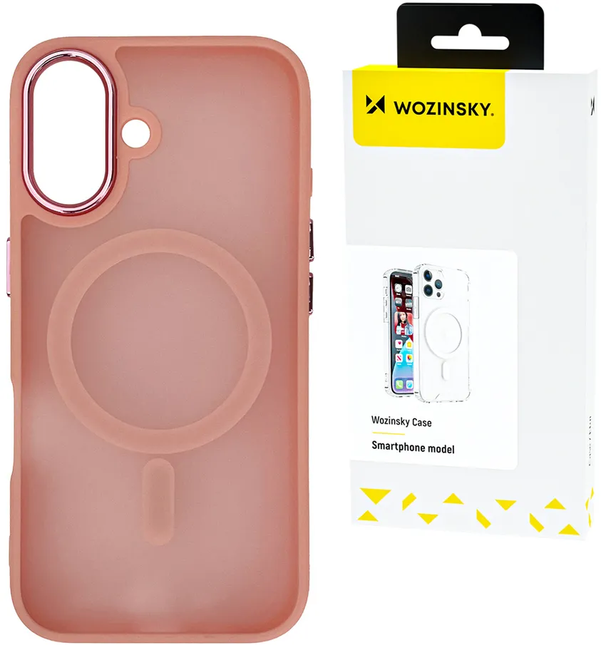 Wozinsky Fashion Case MagSafe for Samsung Galaxy S25 - Pink