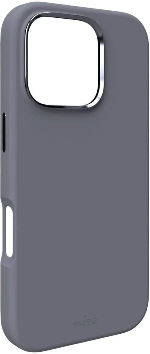Puro Icon Mag Pro MagSafe Silicone Case for iPhone 16 Pro Max - Dark Gray
