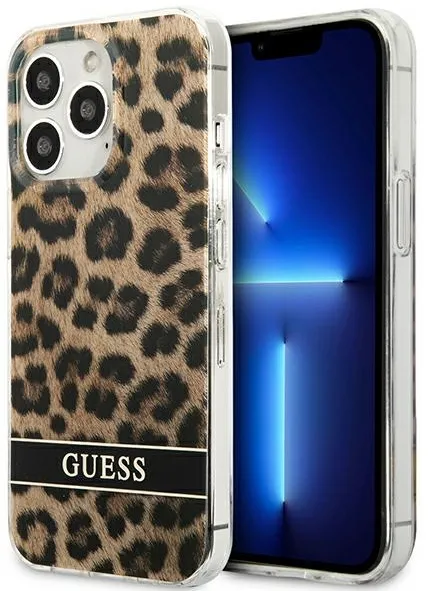 Guess GUHCP13LHSLEOW iPhone 13 Pro / 13 6.1" brown/brown hardcase Leopard