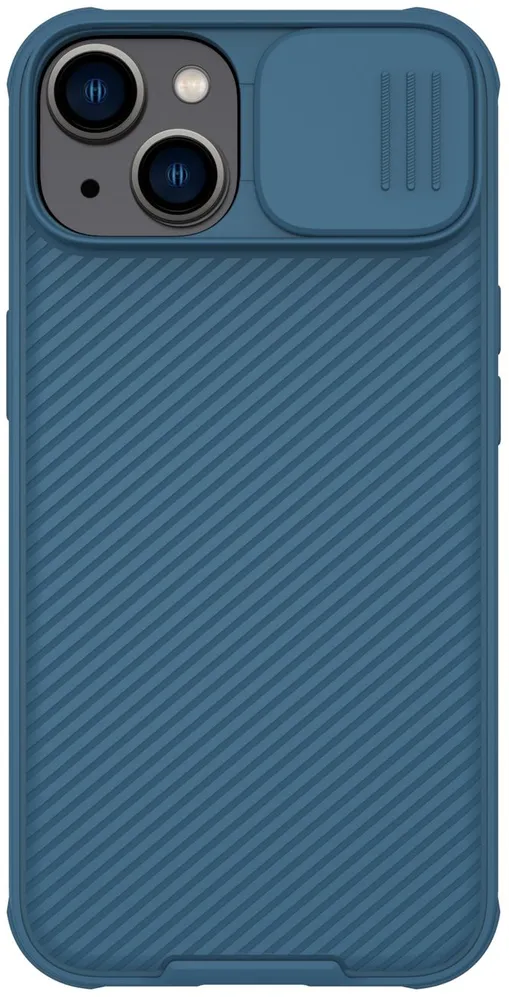 Nillkin CamShield Pro Magnetic Case iPhone 14 Plus Cover Camera Protector Blue (with MagSafe)