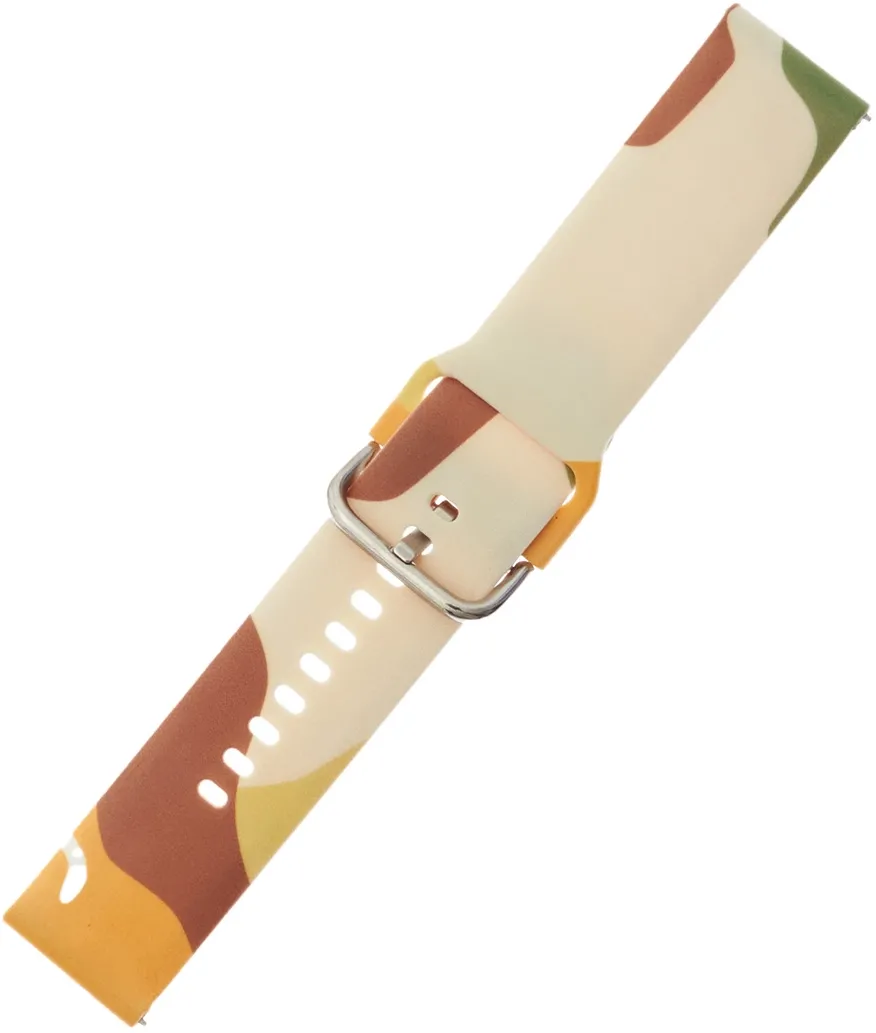 Strap Moro for Samsung Galaxy Watch 45 / 46 / 47 mm silicone bracelet watch band - pattern 16
