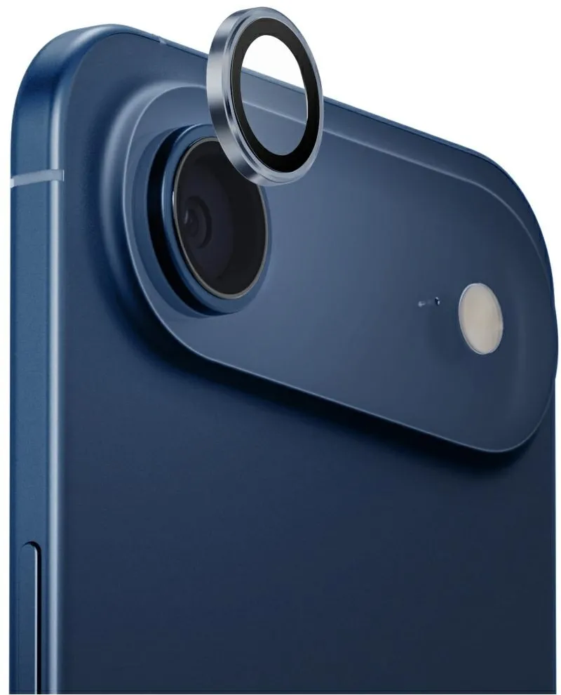 Uniq Optix Aluminum Camera Lens Protector for iPhone Air with Applicator - Blue