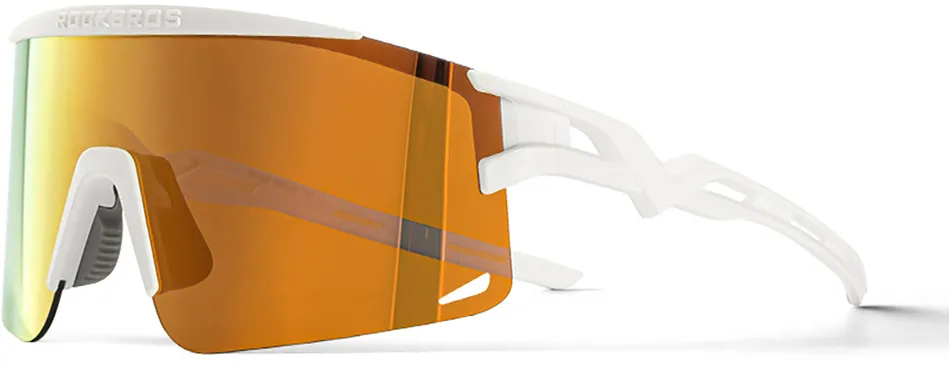 Ochelari ciclism fotocromatici RockBros UV400 cu insert corectiv alb