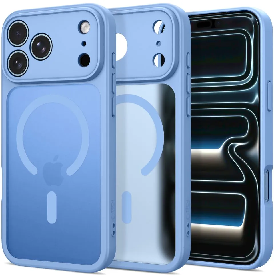Tech-Protect BasicMag MagSafe Case for iPhone 17 Pro Max / 18 Pro Max - Light Blue Matte