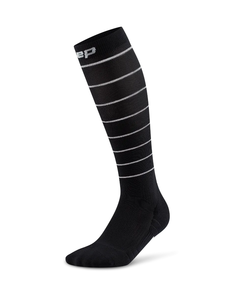 CEP - sosete compresie tall - Pro Run Reflective 2.0 W - black - III