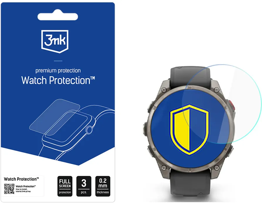 3mk Watch Protection ARC Smartwatch Screen Protector Film for Garmin Fenix ​​8 Pro 47mm