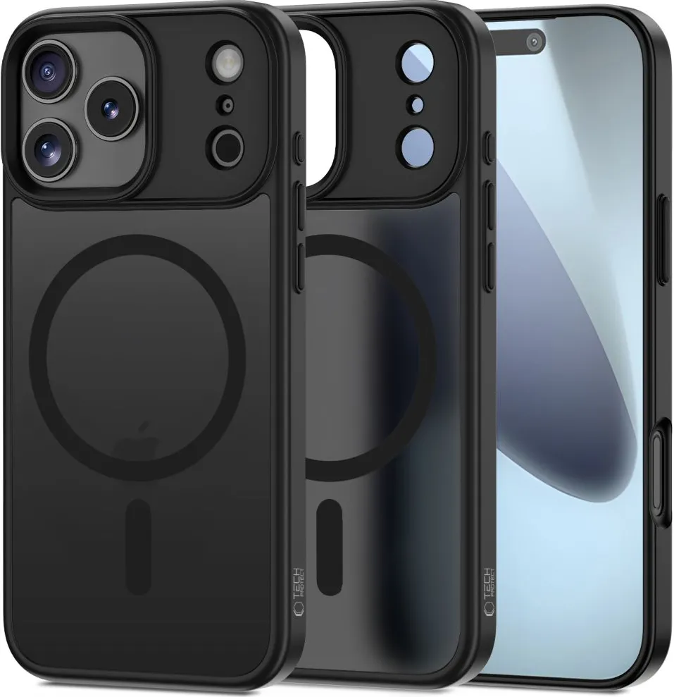 Tech-Protect Matt MagSafe Case for iPhone 17 Pro - Matte Black