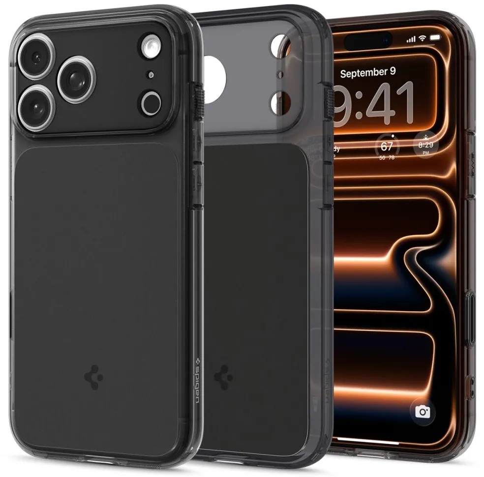 Spigen Ultra Hybrid "T" MagSafe Case for iPhone 17 Pro - Matte Black