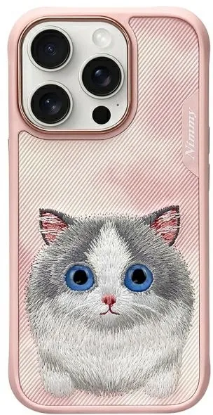 Nimmy Big Eyed Pet 2.0 Cat Case for iPhone 16 Pro Max - Pink