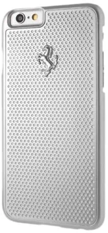 Ferrari Perforated Aluminum case for iPhone 6 / 6S - silver