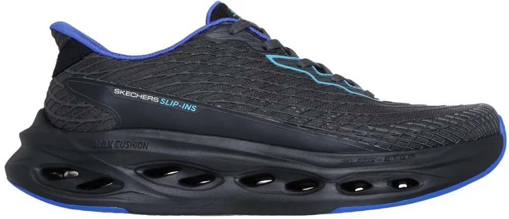 Skechers - pantofi alergare - MAX CUSHIONING GLIDE-STEP - S - Black Blue - 42