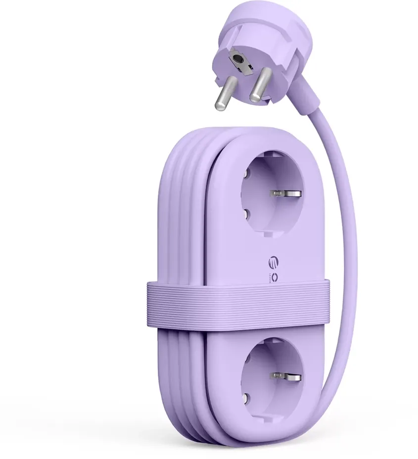 Orico AP3 65W GaN 6in1 Power Strip 2x AC + 2x USB-A + 2x USB-C - Purple