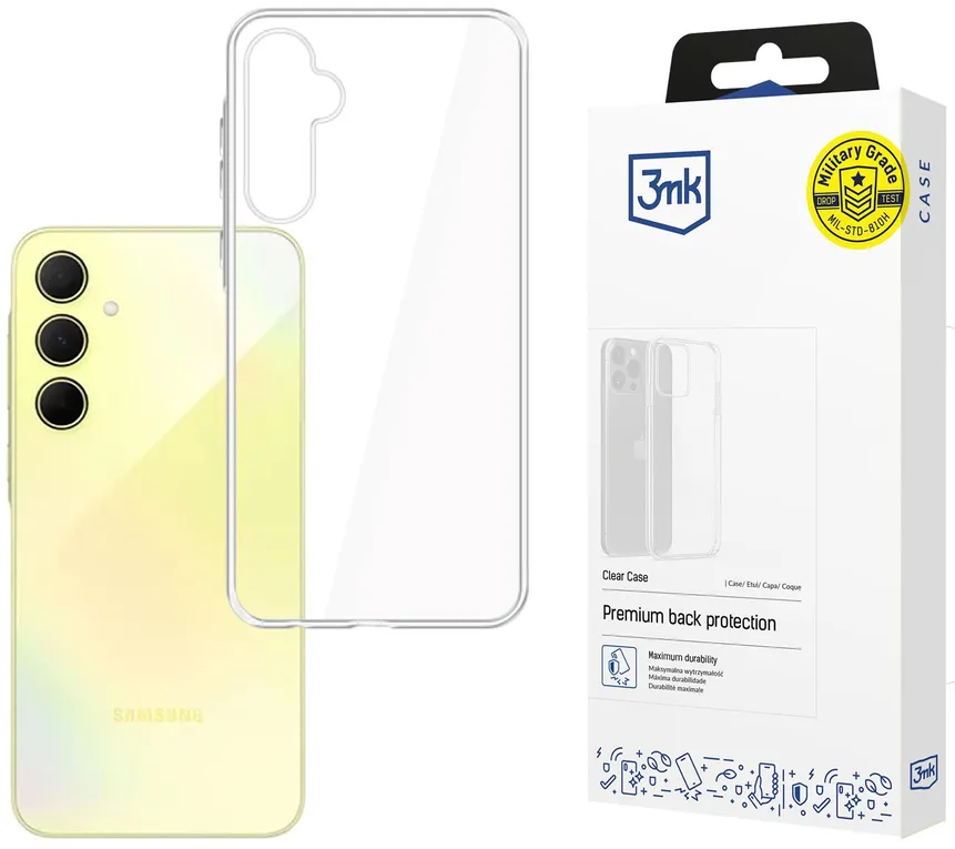 3mk Clear Case for Samsung Galaxy A35 5G - transparent