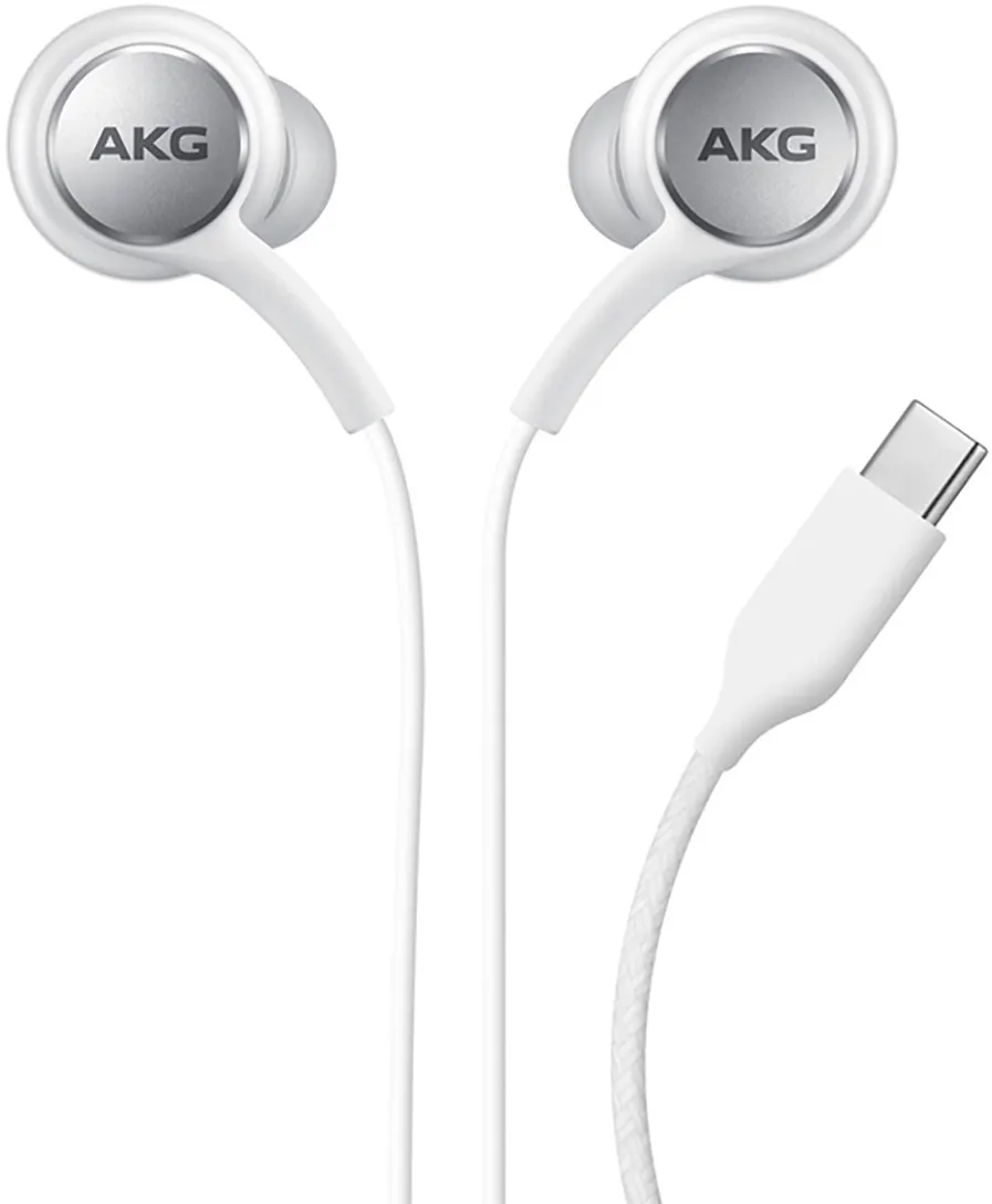 Samsung EO-IC100BWE USB-C Stereo Hi-Fi Wired Headphones (OOB Bulk - Replacement Packaging) - White