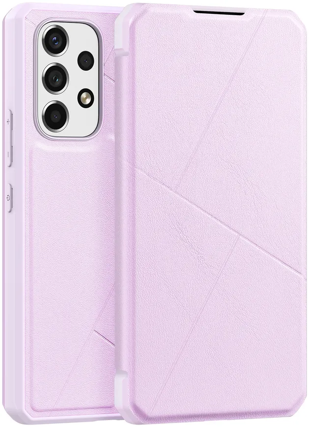 Husa tip carte Dux Ducis Skin X pentru Samsung Galaxy A73 roz
