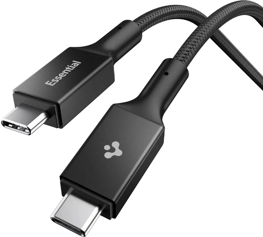 Spigen Essential EB10015CC USB-C / USB-C 100W 150cm Cable - Black