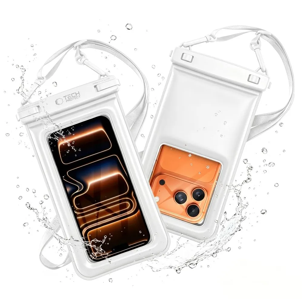 Tech-Protect UWC7 6.9" Waterproof Case - White