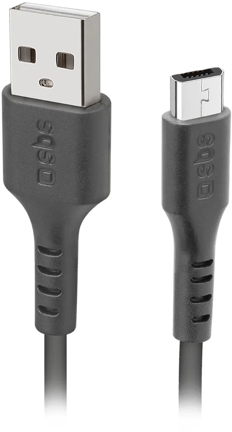 SBS LTHL200 USB-A - Micro-USB Cable 1m - Black