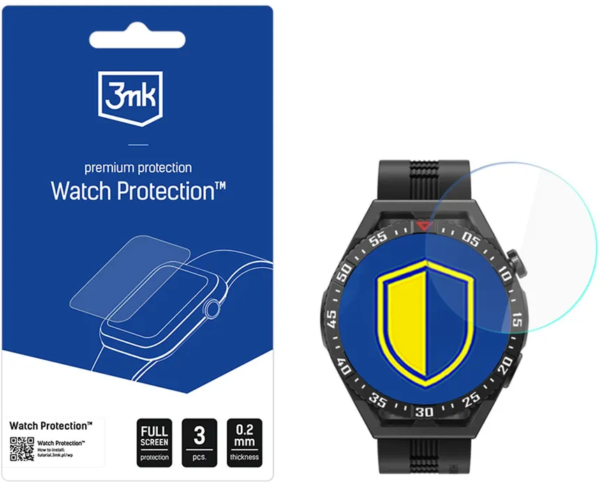 3mk Watch Protection FlexibleGlass Hybrid Glass for Huawei GT 3 SE 46 mm