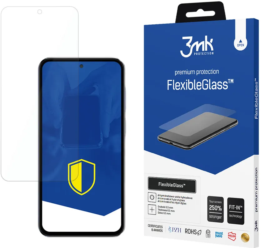 Tempered glass 3mk FlexibleGlass for Samsung Galaxy M35