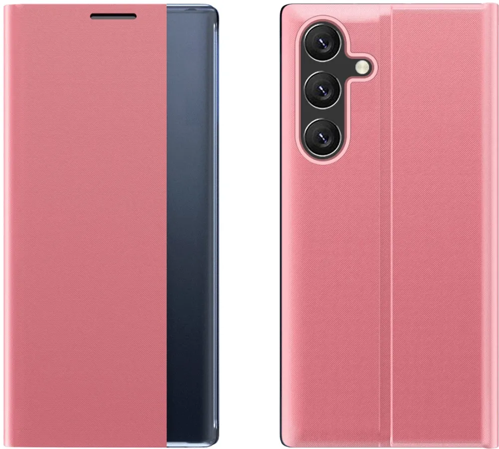 New Sleep Case Flip Cover with Stand Function for Samsung Galaxy A36 - Pink