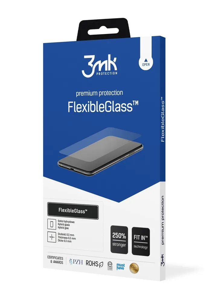 3mk FlexibleGlass hybrid glass on Kamikaze K1 Plus