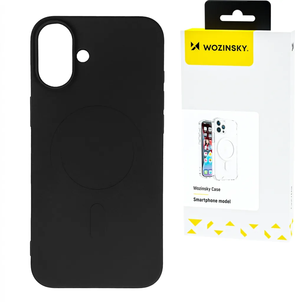 Wozinsky Silicone Case Magsafe Magnetic Case for Samsung Galaxy S25 Ultra - Black