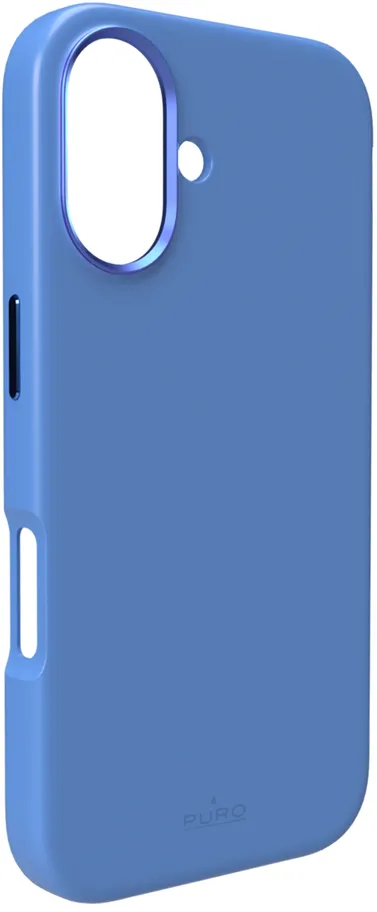Puro Icon Mag Pro MagSafe Silicone Case for iPhone 16 - Blue