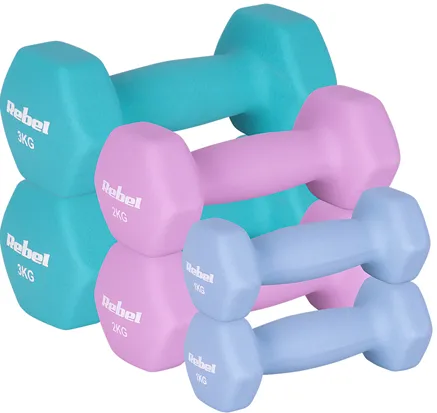 Rebel GANTERA FONTA INVELIS NEOPREN HEX SET 6 BUC 12KG REBEL
