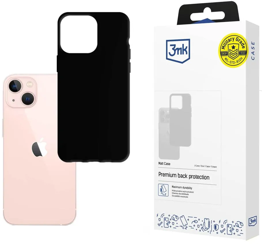 Husa pentru iPhone 14 Matt - neagra