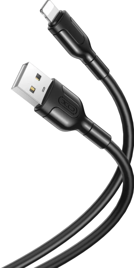 USB to Lightning NB212, 2.1A 1m Negru
