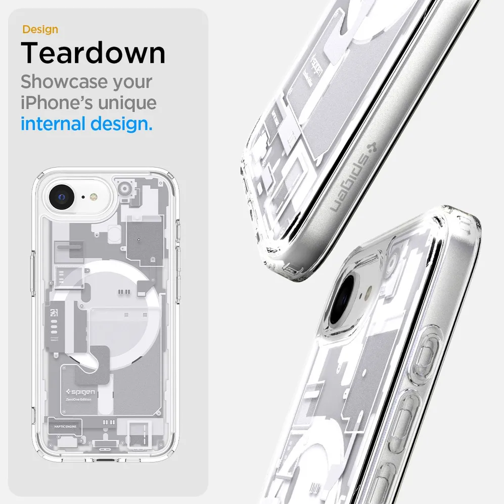 Spigen Ultra Hybrid MagSafe Case for iPhone 16e / 17e Zero One - White
