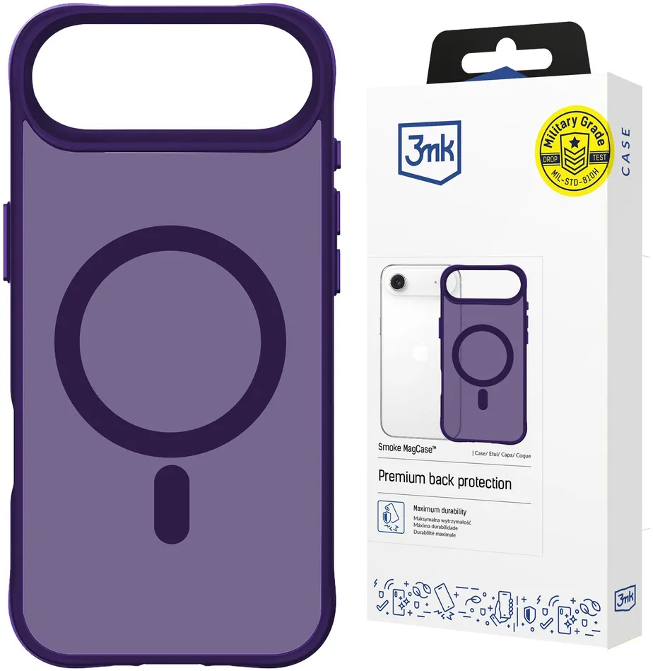 3mk Smoke MagCase for iPhone Air - Purple