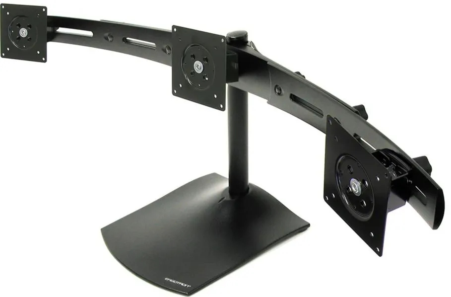 Ergotron DS100 monitor stand, silver