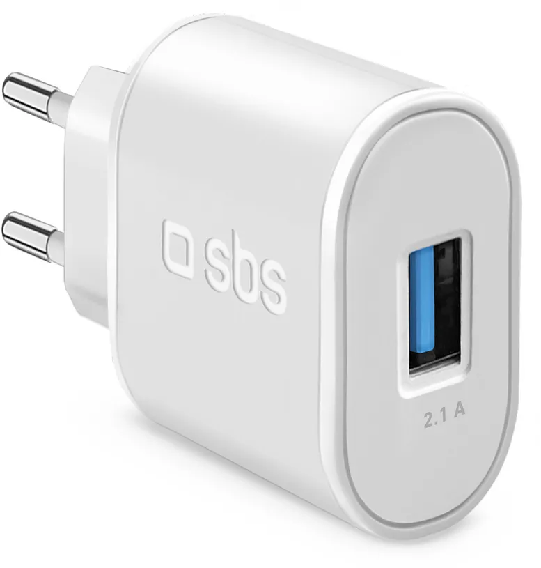 Incarcator de perete SBS TETR1USB2AWFAST 10W alb