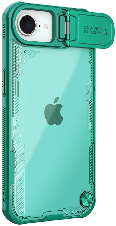 Nillkin Iceblade Prop Case with Lens Cover and Stand for iPhone 16e / 17e - Green