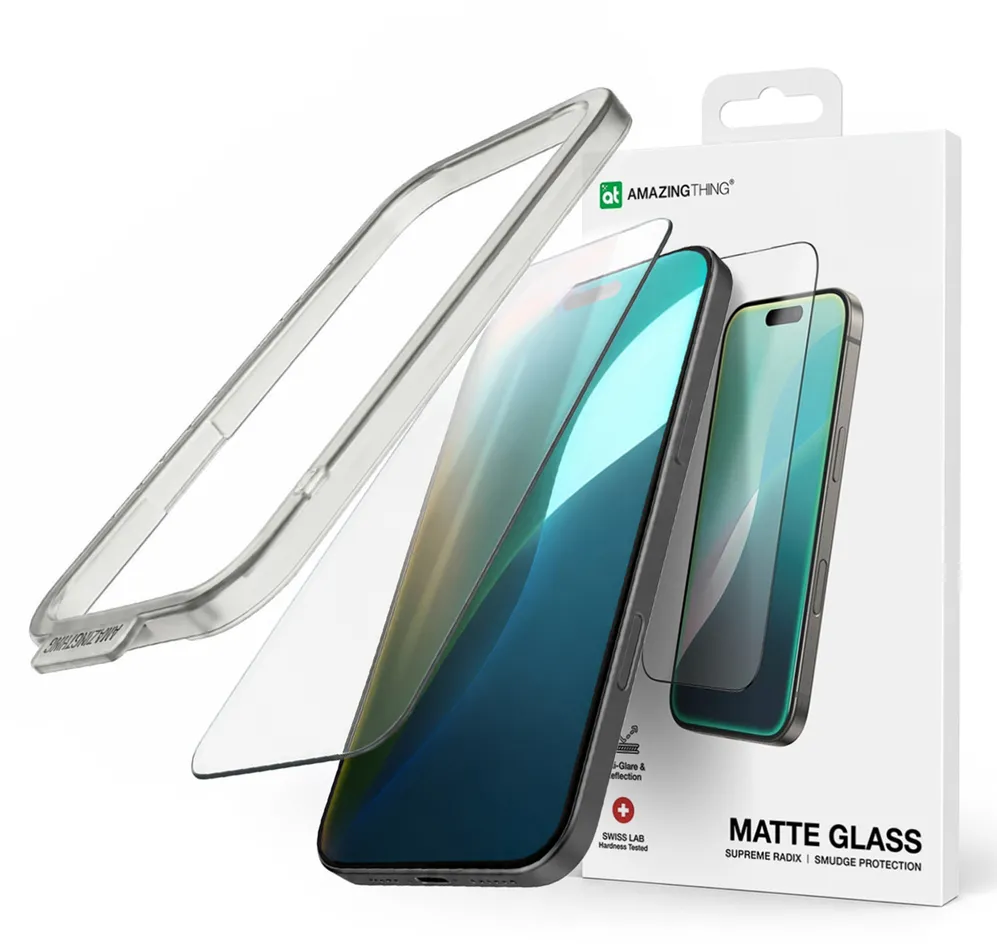 AmazingThing Titan Matte FusionFilter 7 Tempered Glass Screen Protector for iPhone 17 Air