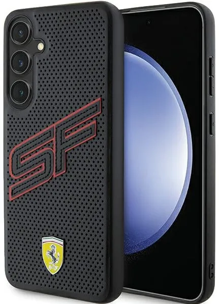 Ferrari Big SF Perforated case for Samsung Galaxy S24 - black