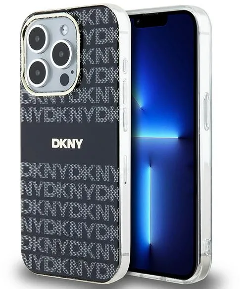 DKNY IML Mono & Stripe MagSafe case for iPhone 13 Pro Max - black